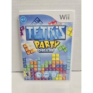 Tetris Party Deluxe - Nintendo Wii - Complete In Box CIB Great Condition